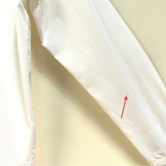 Vintage Autumn Halloween Fall Leaves Pumpkin Embroidered White Button Up Top - Picture 7 of 12